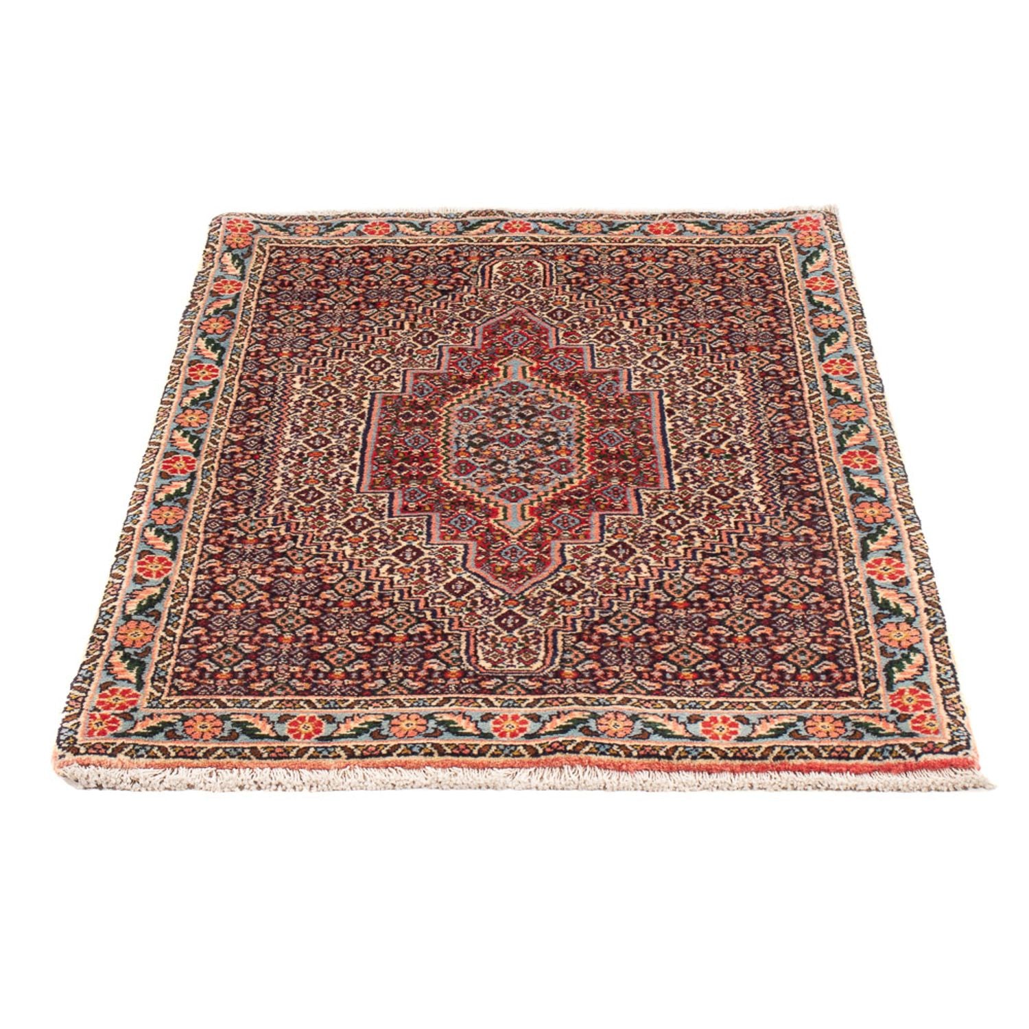 Tapis persan - Classique - 112 x 74 cm - bleu foncé