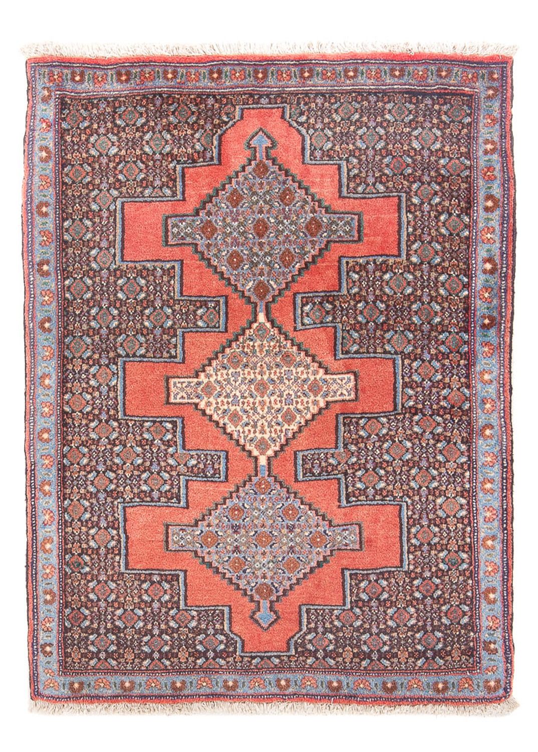 Tapis persan - Classique - 107 x 75 cm - rouge