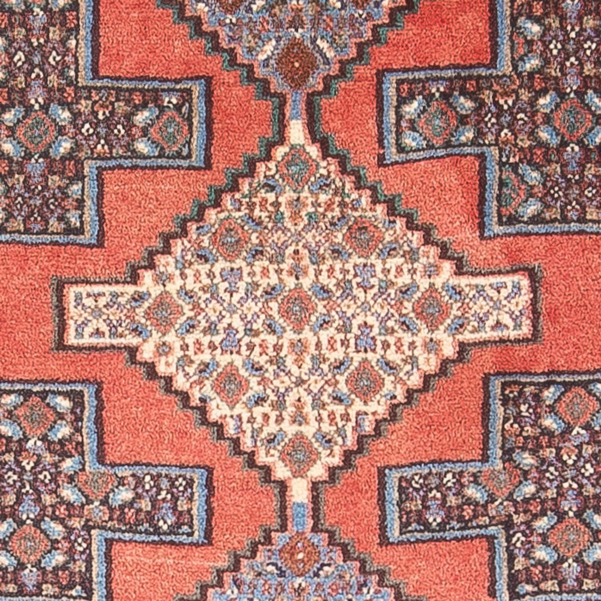 Tapis persan - Classique - 107 x 75 cm - rouge