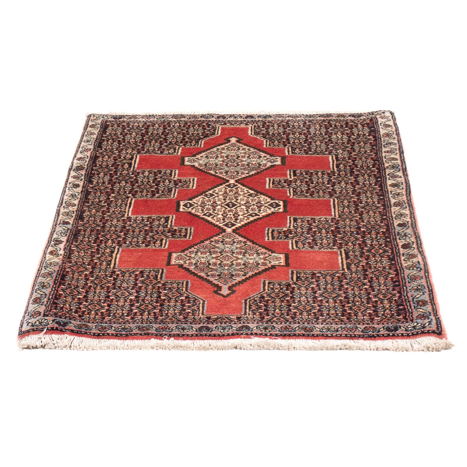 Tapis persan - Classique - 103 x 78 cm - rouge