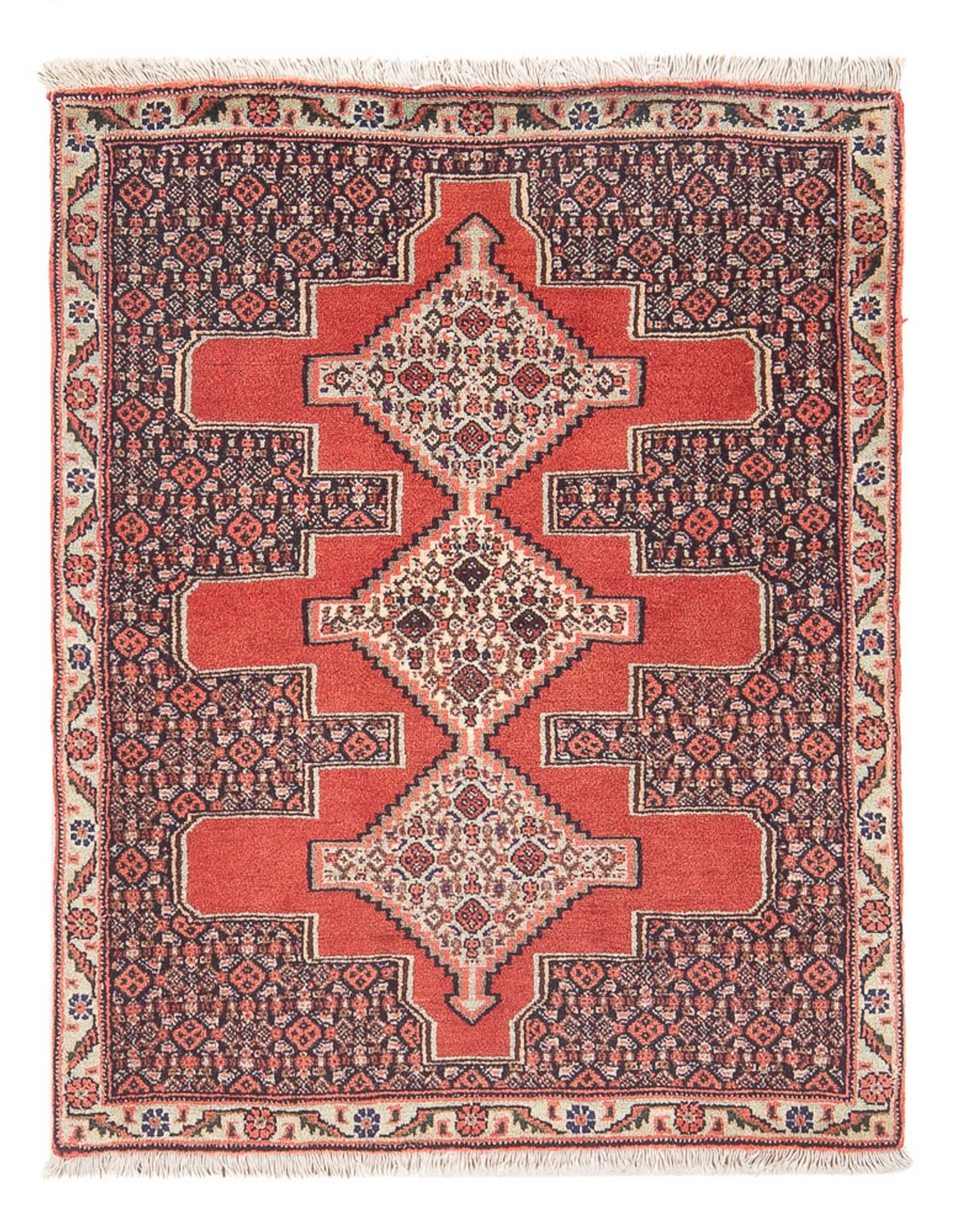 Tapis persan - Classique - 98 x 72 cm - rouge