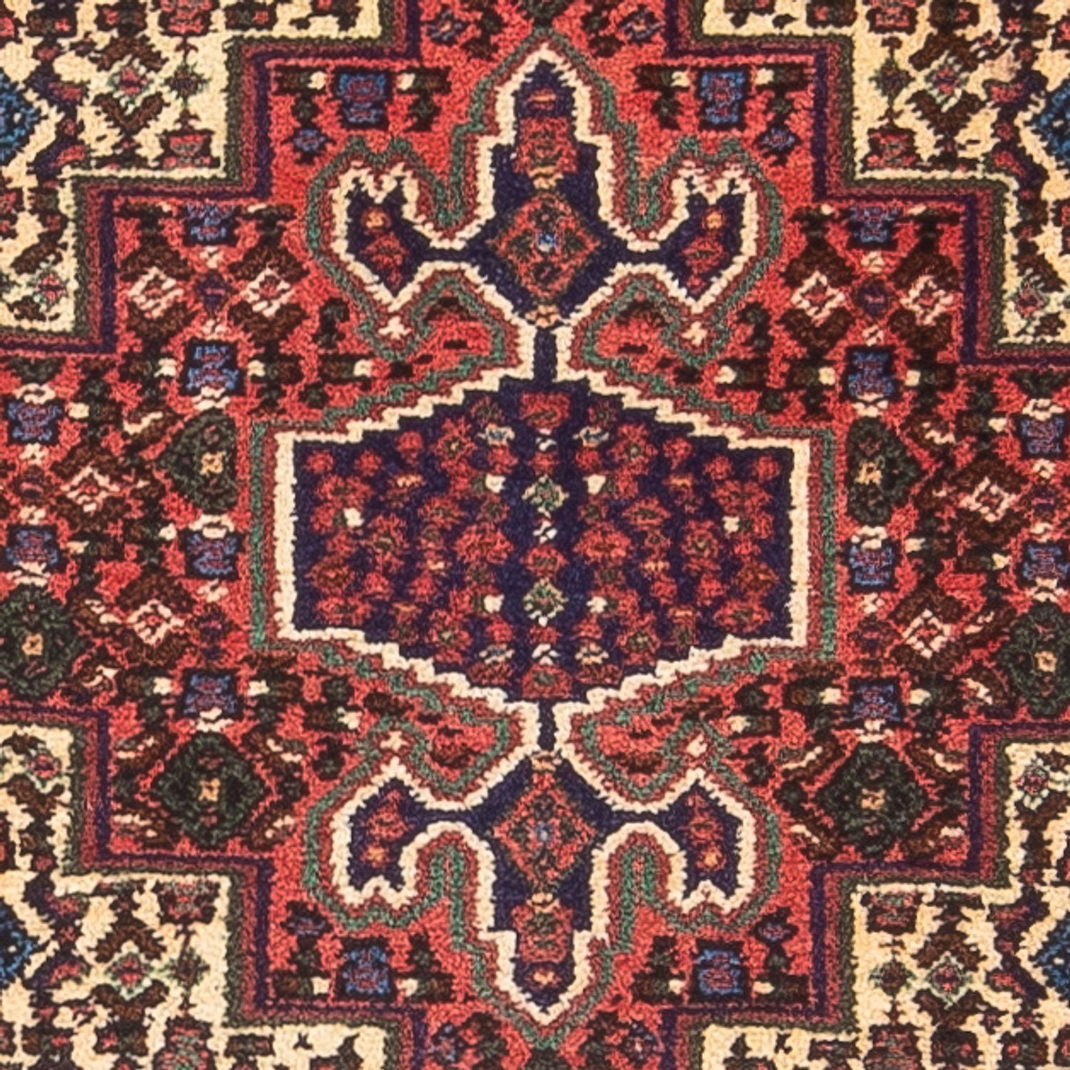 Tapis persan - Classique - 96 x 70 cm - crème
