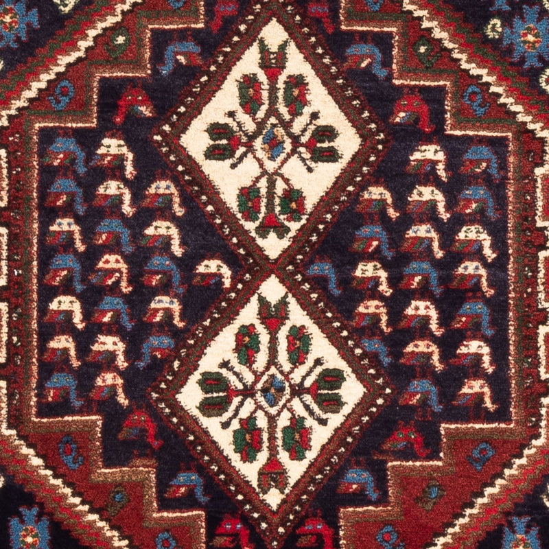Tapis persan - Nomadic - 150 x 97 cm - bleu foncé