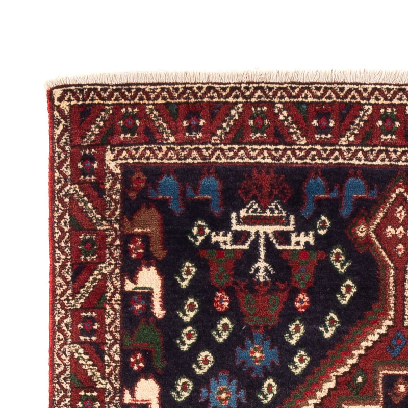 Tapis persan - Nomadic - 150 x 97 cm - bleu foncé