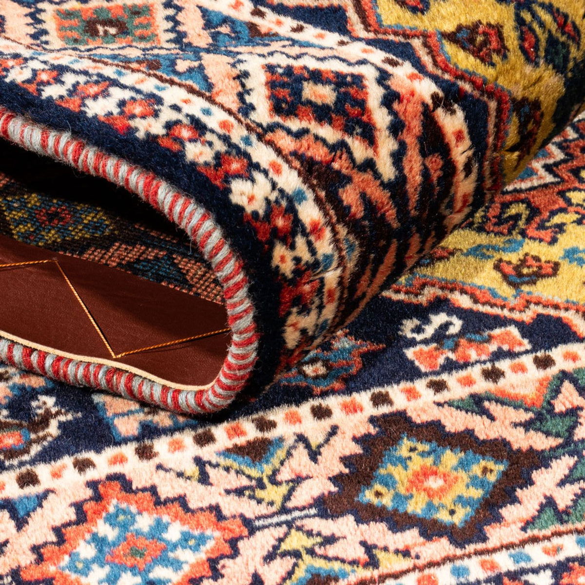 Tapis persan - Nomadic - 120 x 80 cm - jaune