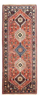 Tapis de couloir Tapis persan - Nomadic - 203 x 83 cm - rouge