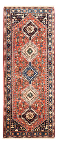 Tapis de couloir Tapis persan - Nomadic - 203 x 83 cm - rouge