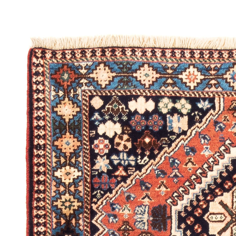 Tapis de couloir Tapis persan - Nomadic - 203 x 83 cm - rouge