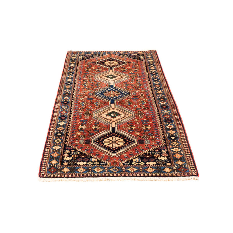 Tapis de couloir Tapis persan - Nomadic - 203 x 83 cm - rouge