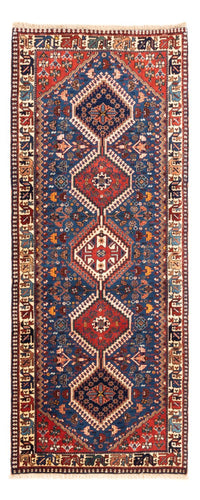 Tapis de couloir Tapis persan - Nomadic - 197 x 82 cm - bleu clair