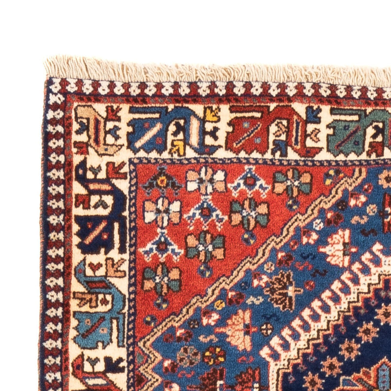 Tapis de couloir Tapis persan - Nomadic - 197 x 82 cm - bleu clair