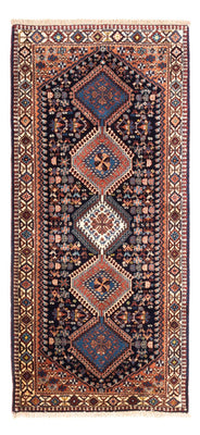 Tapis de couloir Tapis persan - Nomadic - 182 x 84 cm - bleu foncé