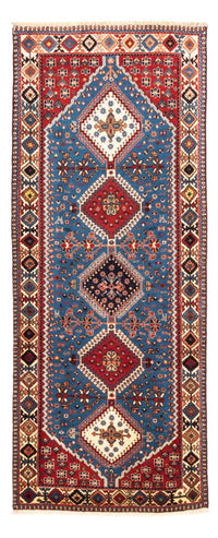 Tapis de couloir Tapis persan - Nomadic - 200 x 84 cm - bleu clair