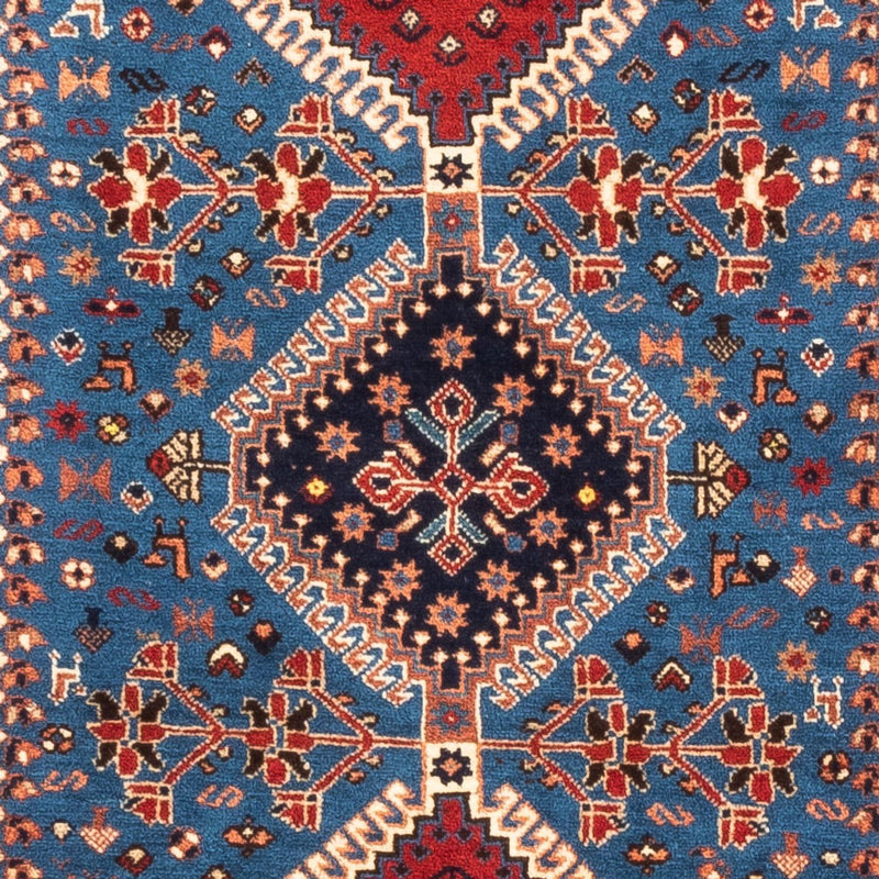 Tapis de couloir Tapis persan - Nomadic - 200 x 84 cm - bleu clair