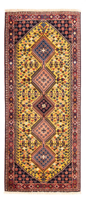 Tapis de couloir Tapis persan - Nomadic - 193 x 82 cm - jaune