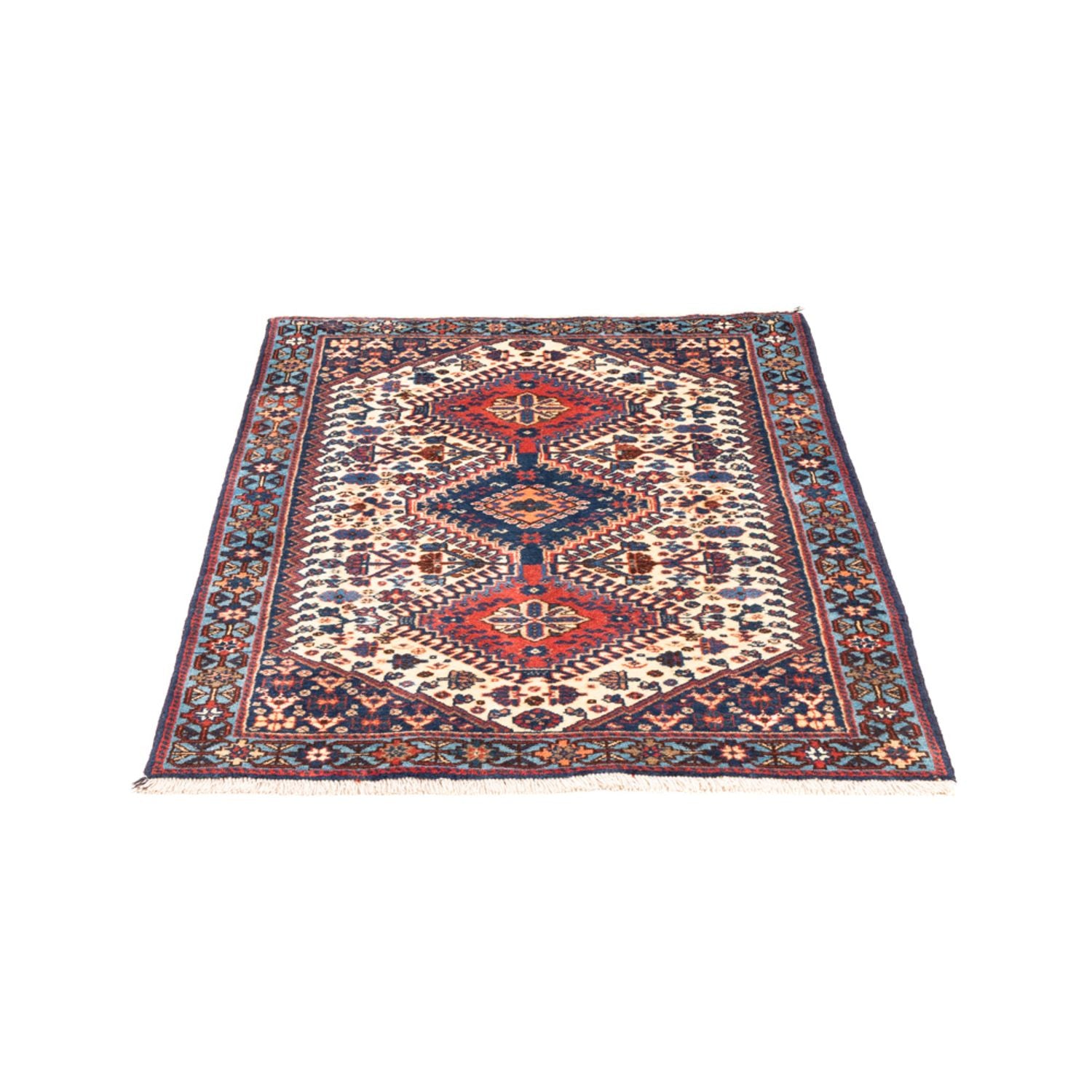 Tapis persan - Nomadic - 116 x 74 cm - crème