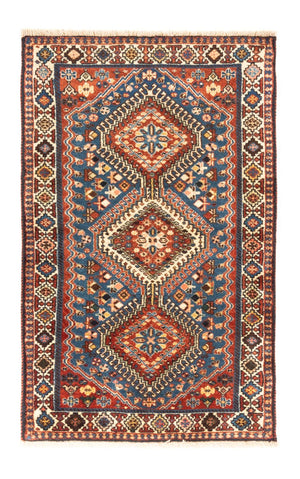 Tapis persan - Nomadic - 122 x 75 cm - bleu