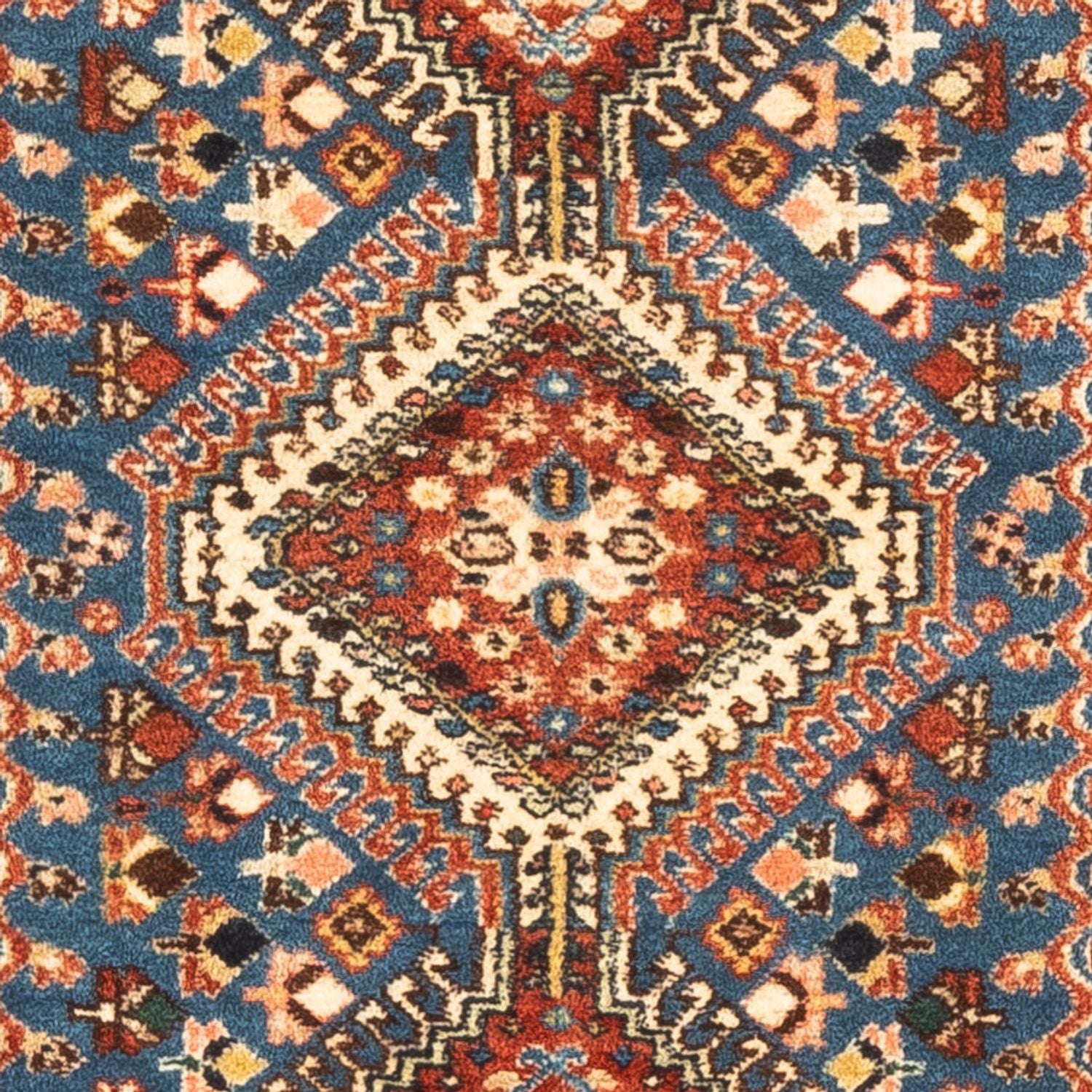 Tapis persan - Nomadic - 122 x 75 cm - bleu