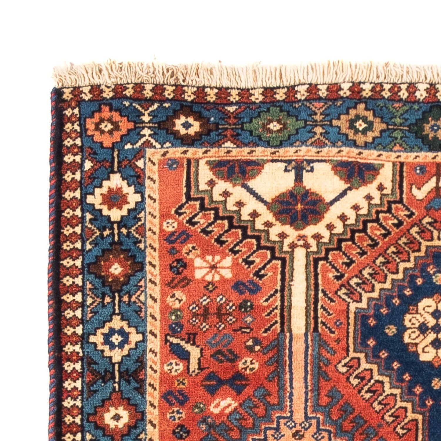 Tapis persan - Nomadic - 125 x 80 cm - rouge