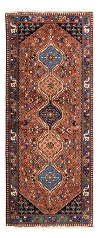 Tapis de couloir Tapis persan - Nomadic - 192 x 80 cm - rouge