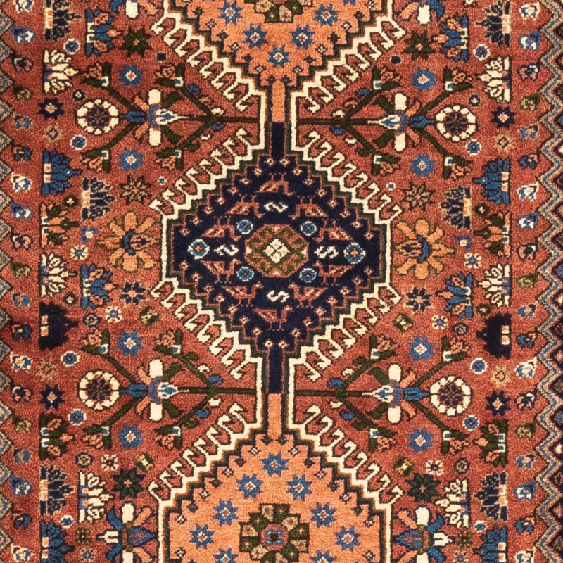 Tapis de couloir Tapis persan - Nomadic - 192 x 80 cm - rouge