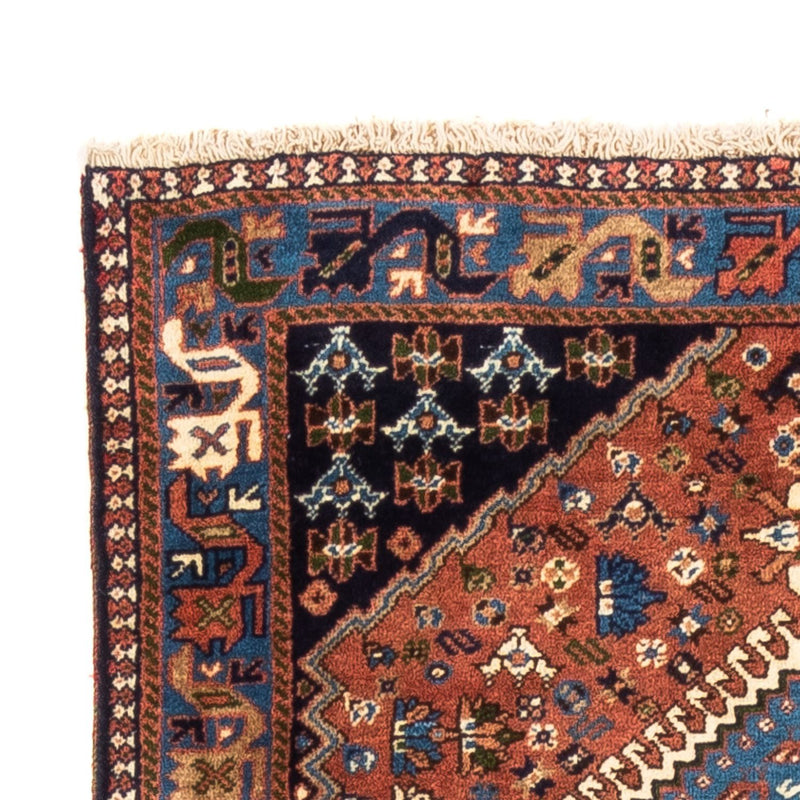 Tapis de couloir Tapis persan - Nomadic - 192 x 80 cm - rouge