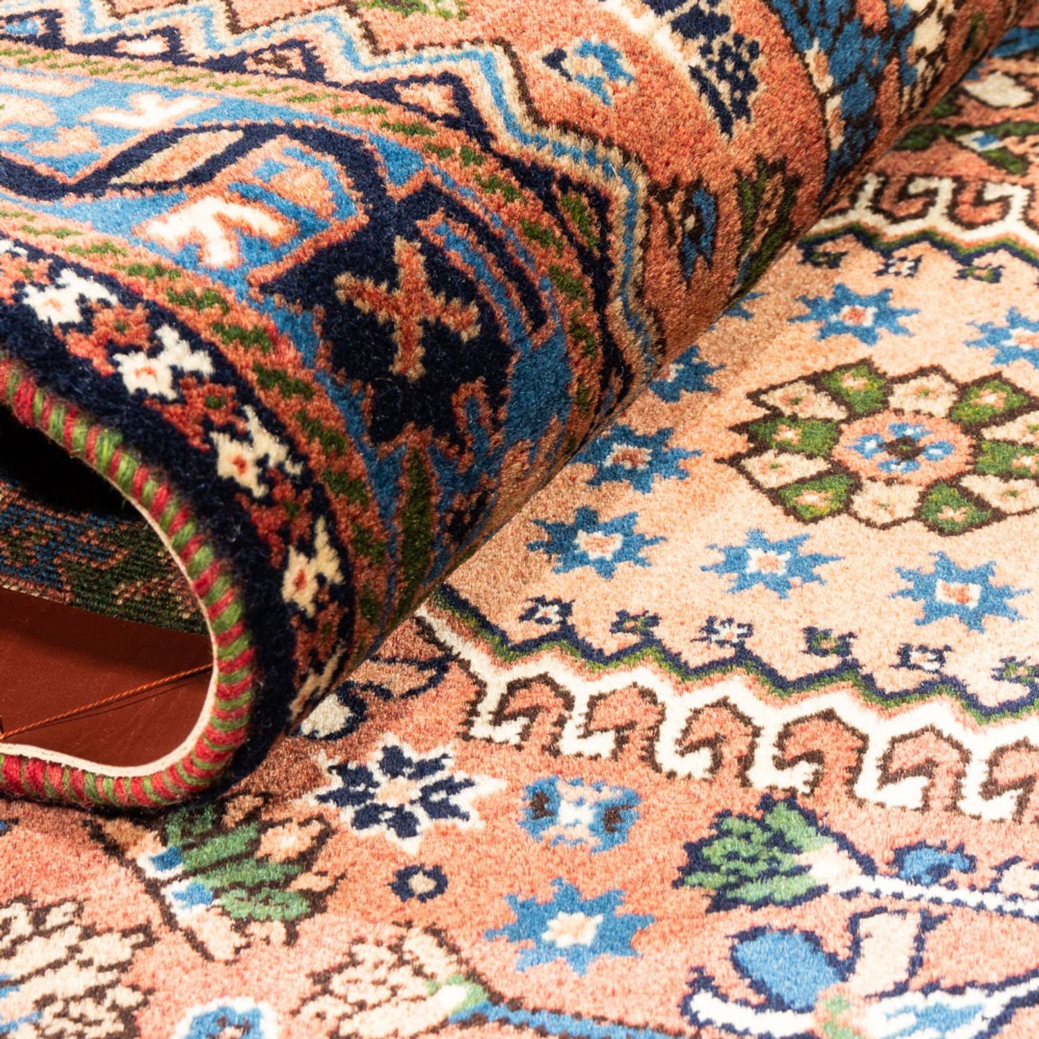 Tapis de couloir Tapis persan - Nomadic - 192 x 80 cm - rouge