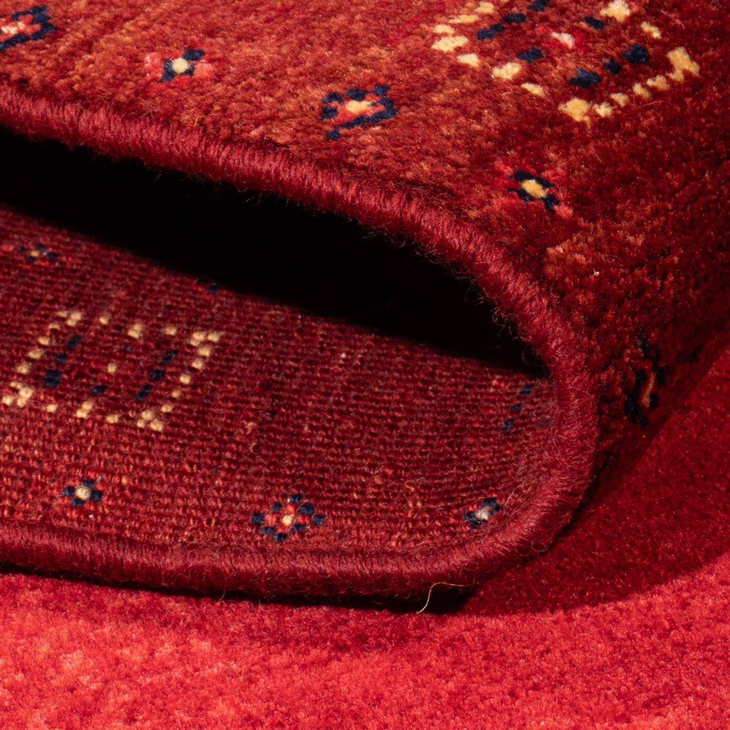 Tapis Gabbeh - Persan - 193 x 150 cm - rouge
