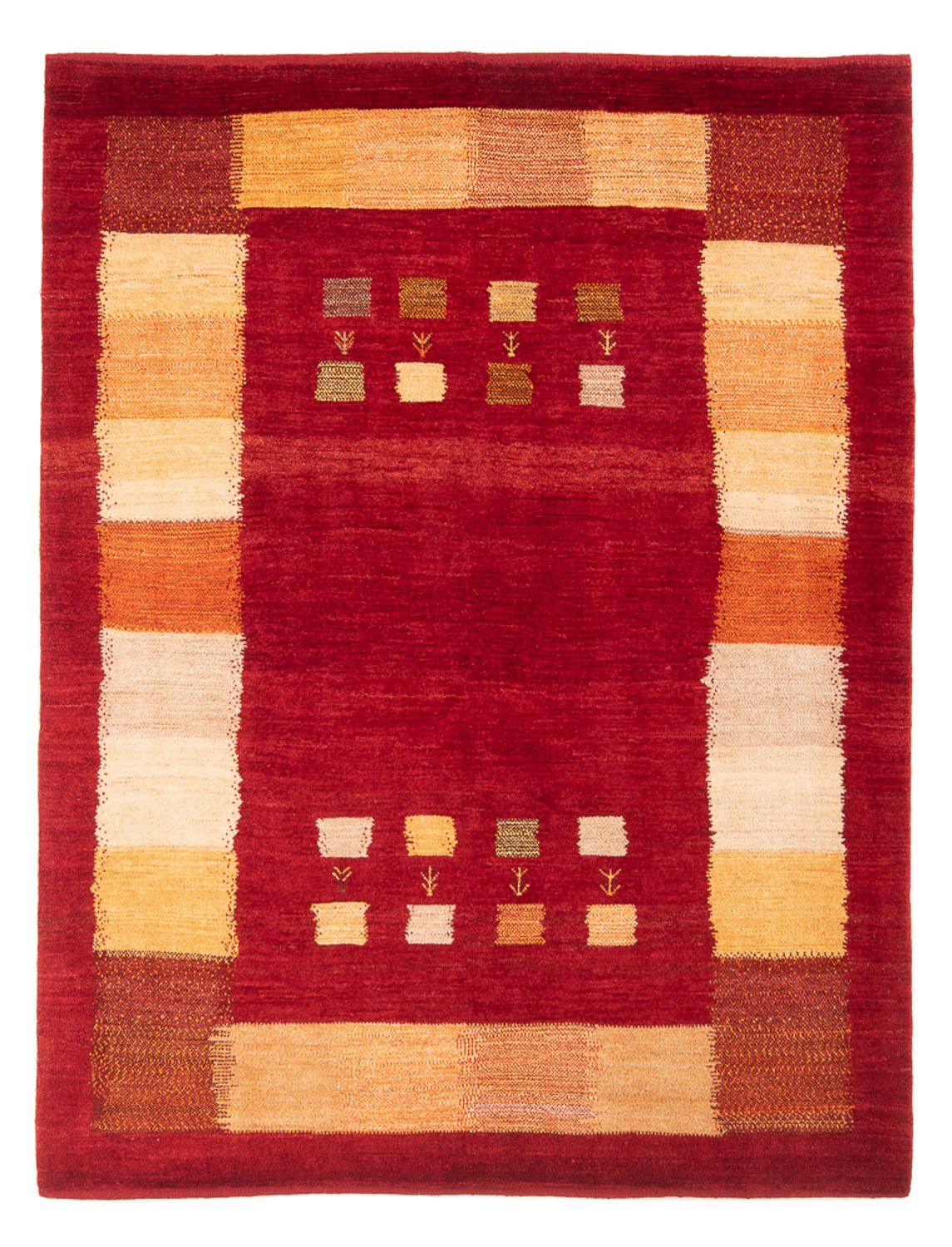 Tapis Gabbeh - Persan - 200 x 158 cm - multicolore