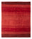 Tapis Gabbeh - Persan - 183 x 152 cm - rouge