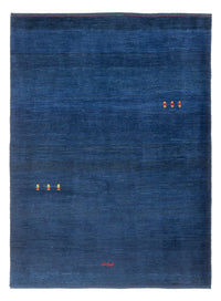 Tapis Gabbeh - Persan - 195 x 155 cm - bleu foncé