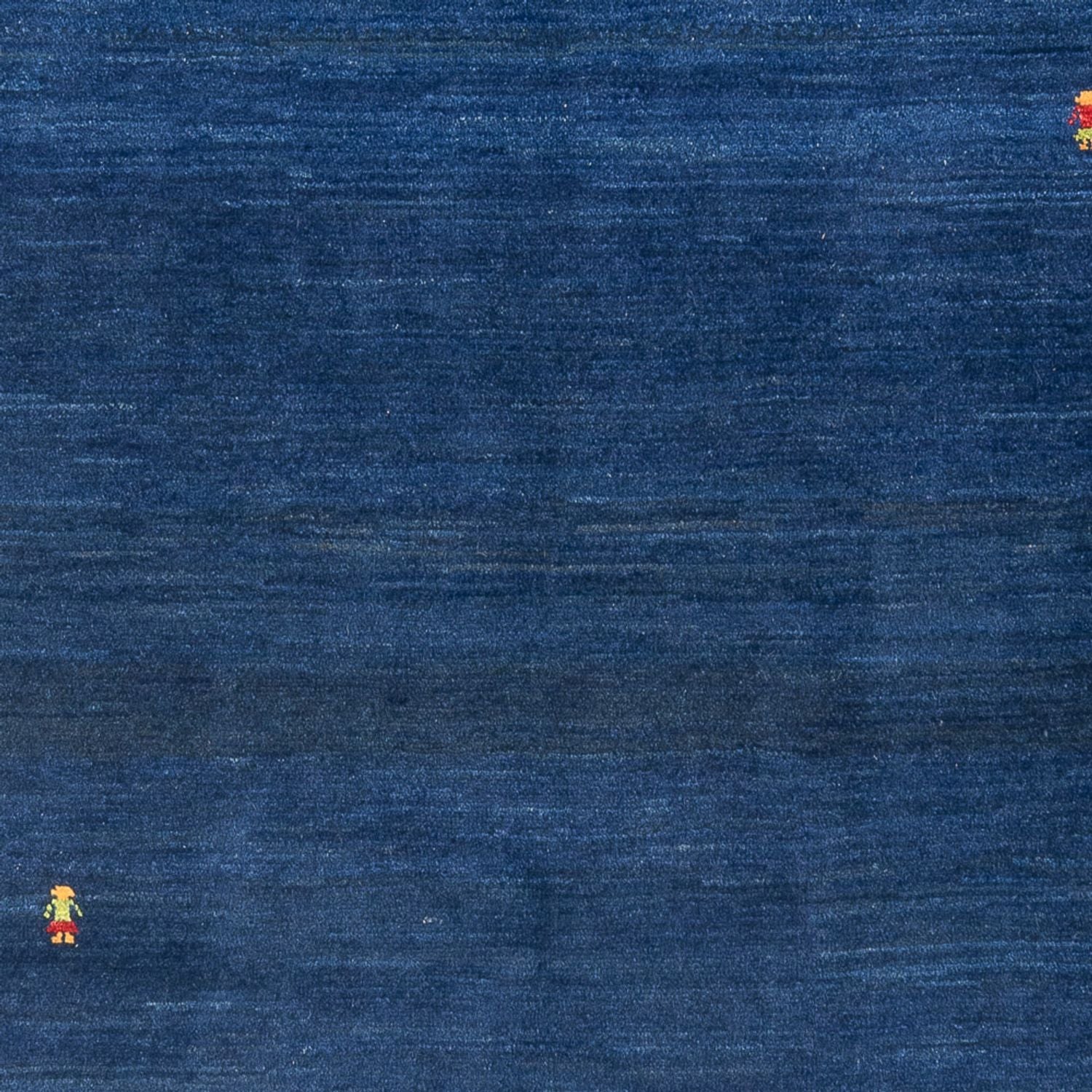 Tapis Gabbeh - Persan - 195 x 155 cm - bleu foncé