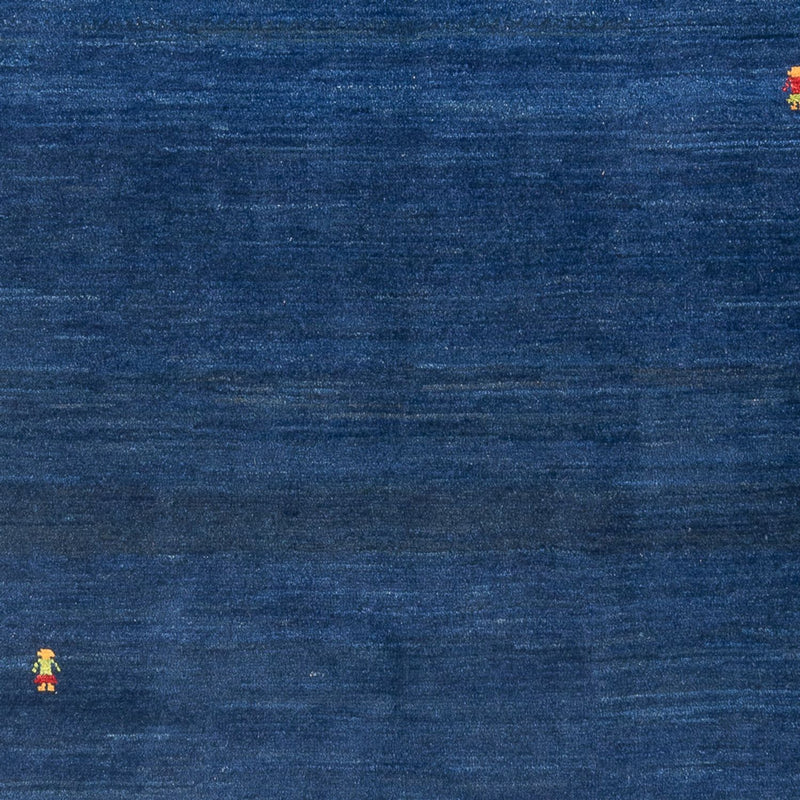 Tapis Gabbeh - Persan - 195 x 155 cm - bleu foncé