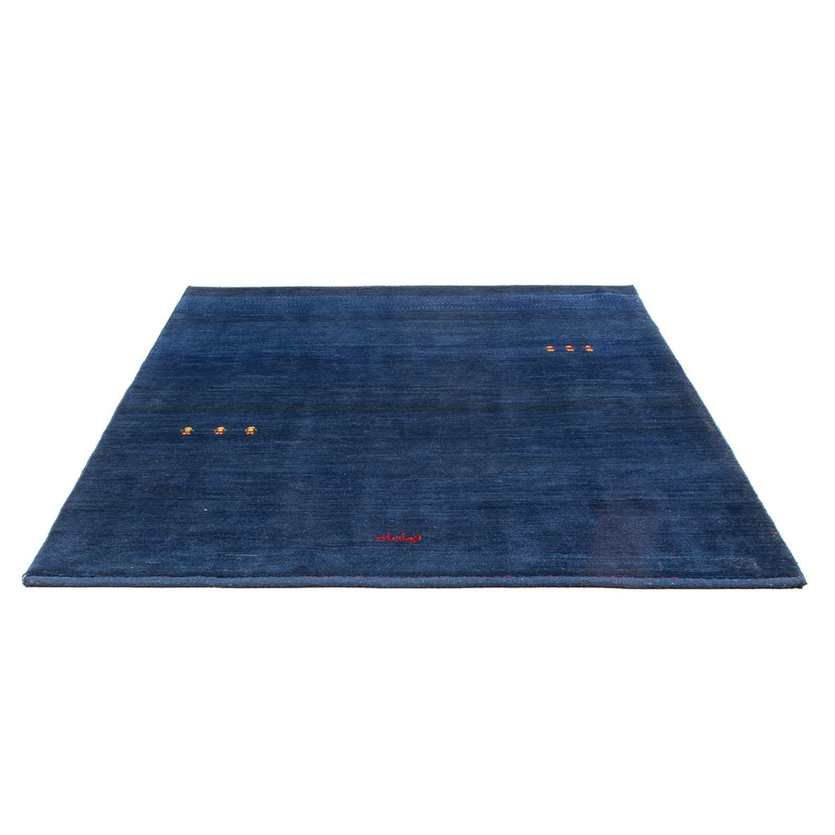 Tapis Gabbeh - Persan - 195 x 155 cm - bleu foncé