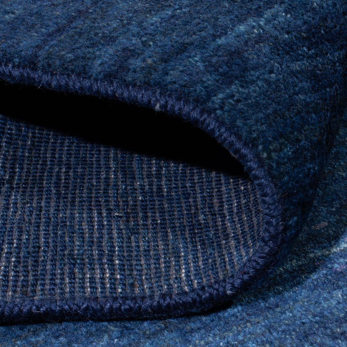 Tapis Gabbeh - Persan - 188 x 149 cm - bleu foncé