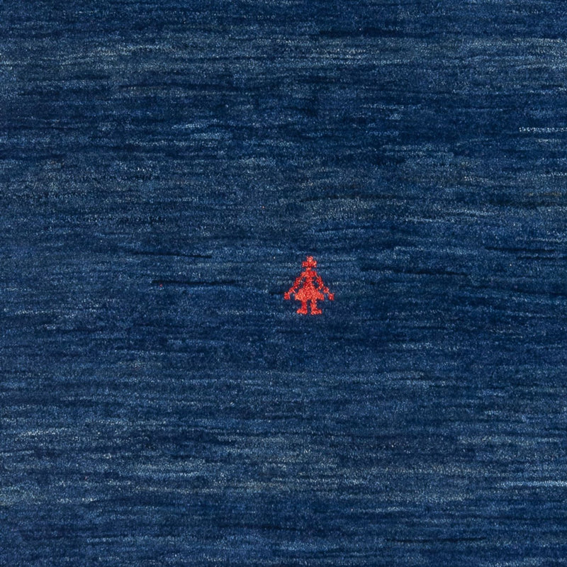 Tapis Gabbeh - Persan - 190 x 150 cm - bleu foncé