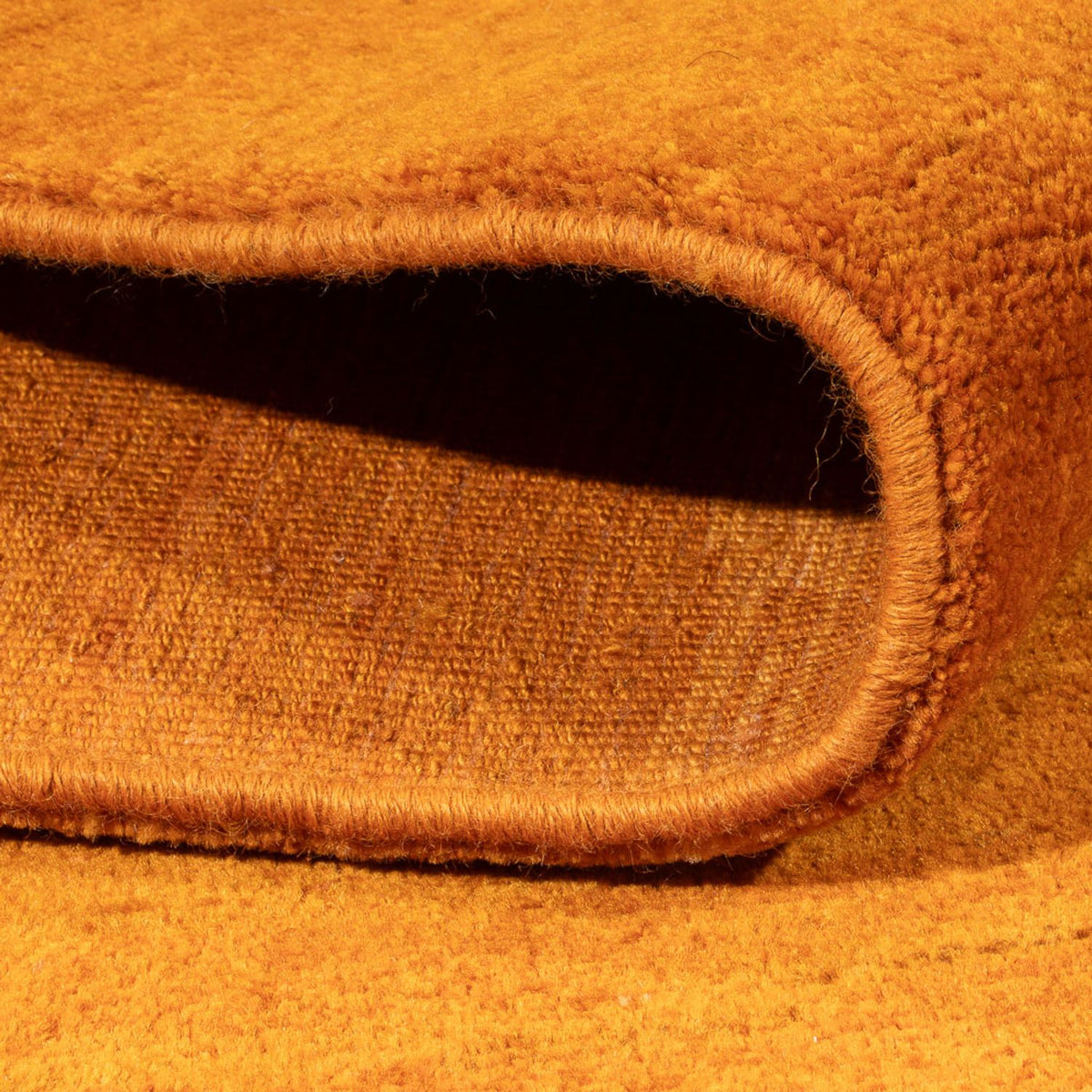 Tapis Gabbeh - Persan - 187 x 150 cm - orange