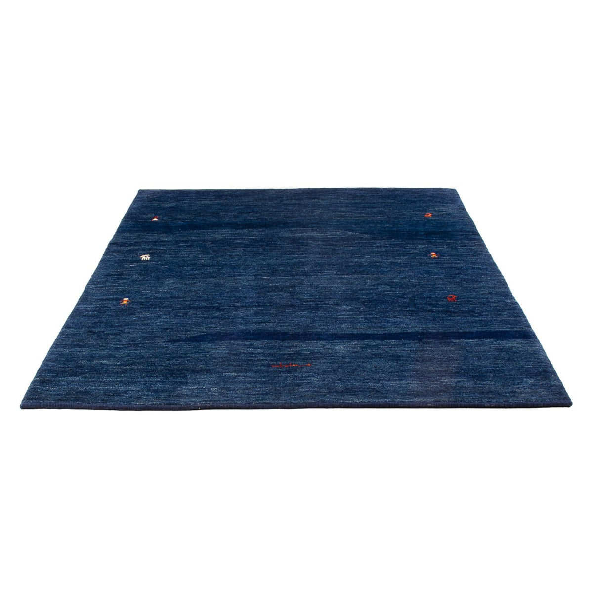 Tapis Gabbeh - Persan - 188 x 147 cm - bleu foncé