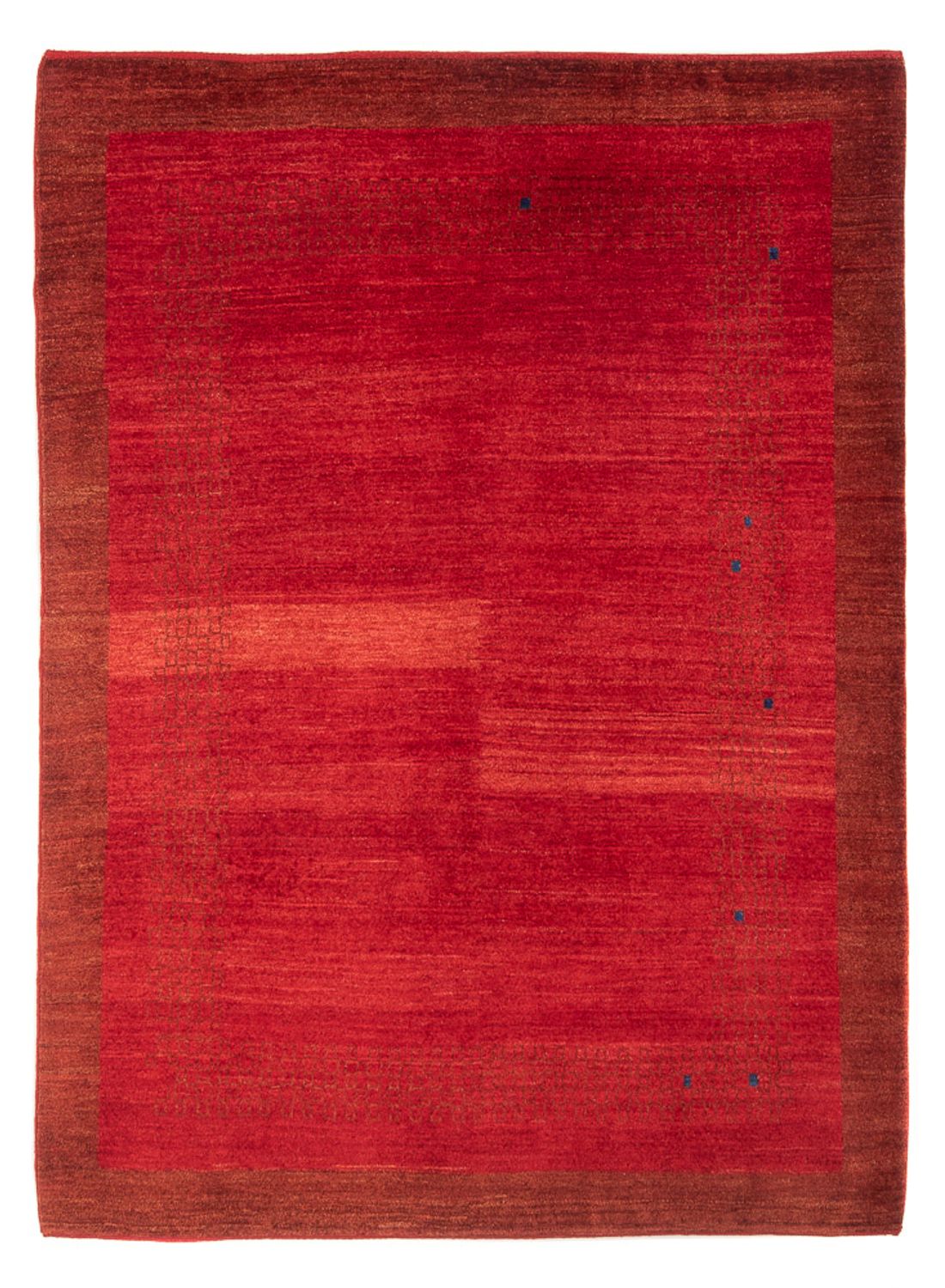 Tapis Gabbeh - Persan - 195 x 152 cm - rouge