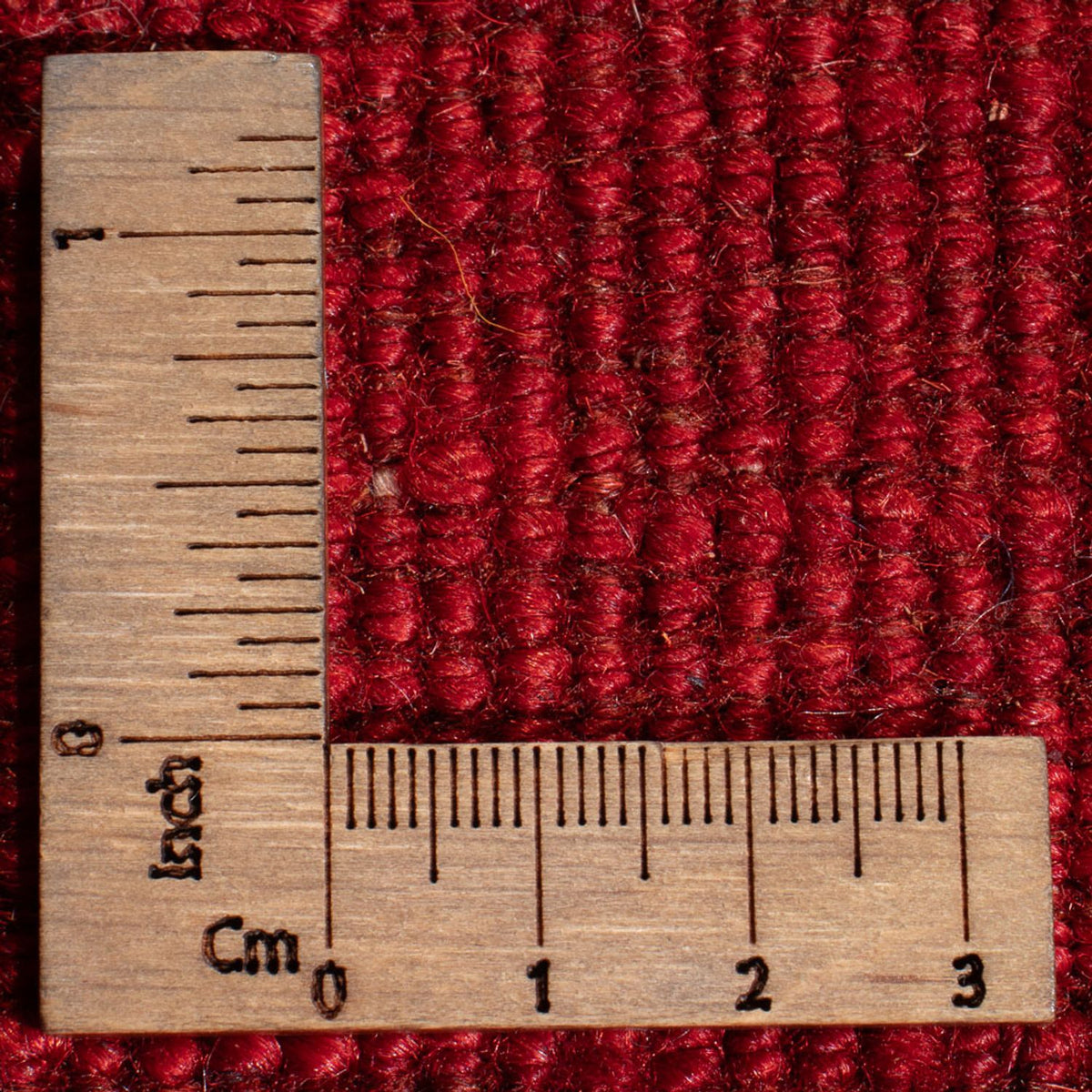 Tapis Gabbeh - Persan - 195 x 152 cm - rouge