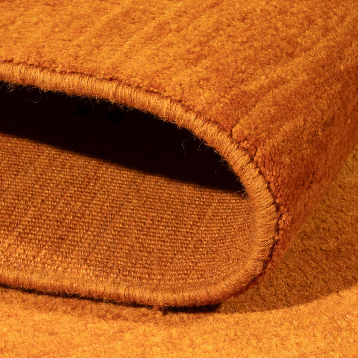 Tapis Gabbeh - Persan - 205 x 137 cm - orange