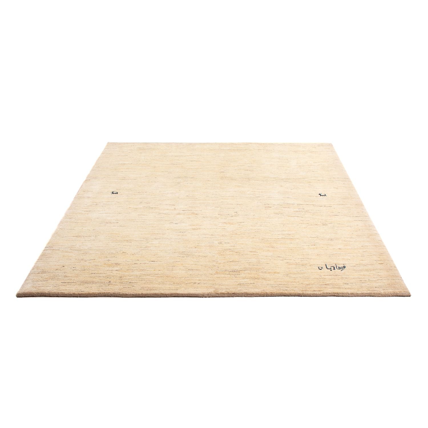 Tapis Gabbeh - Persan - 194 x 155 cm - beige
