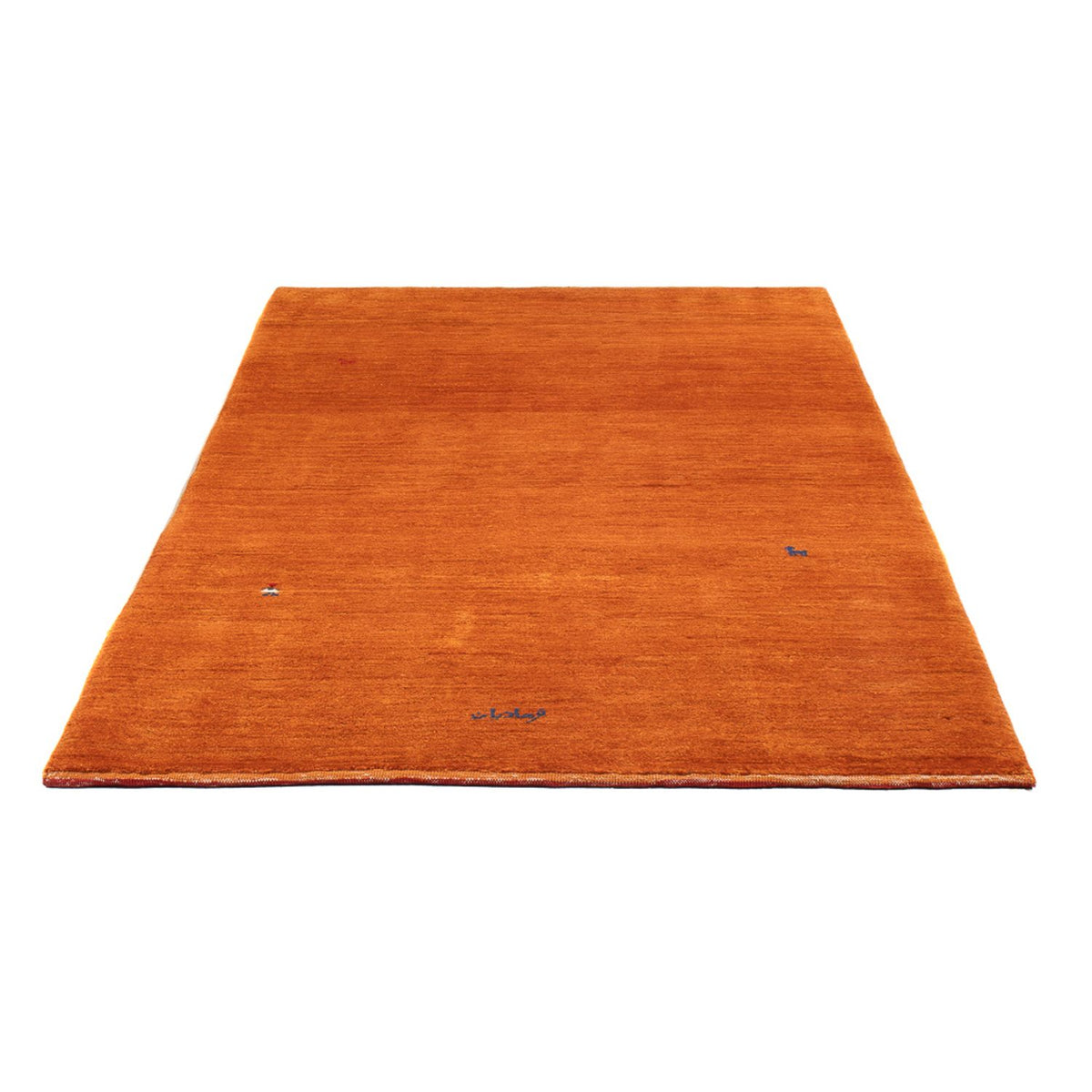 Tapis Gabbeh - Persan - 196 x 118 cm - orange