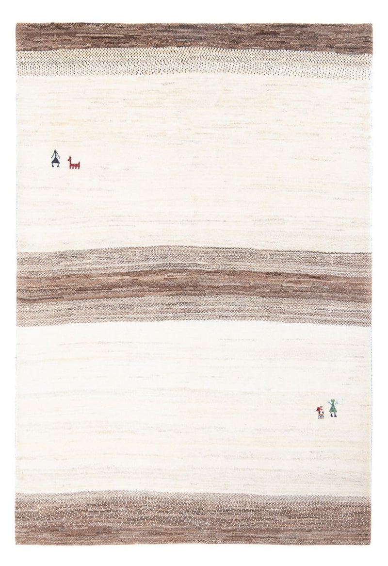 Tapis Gabbeh - Persan - 205 x 147 cm - multicolore