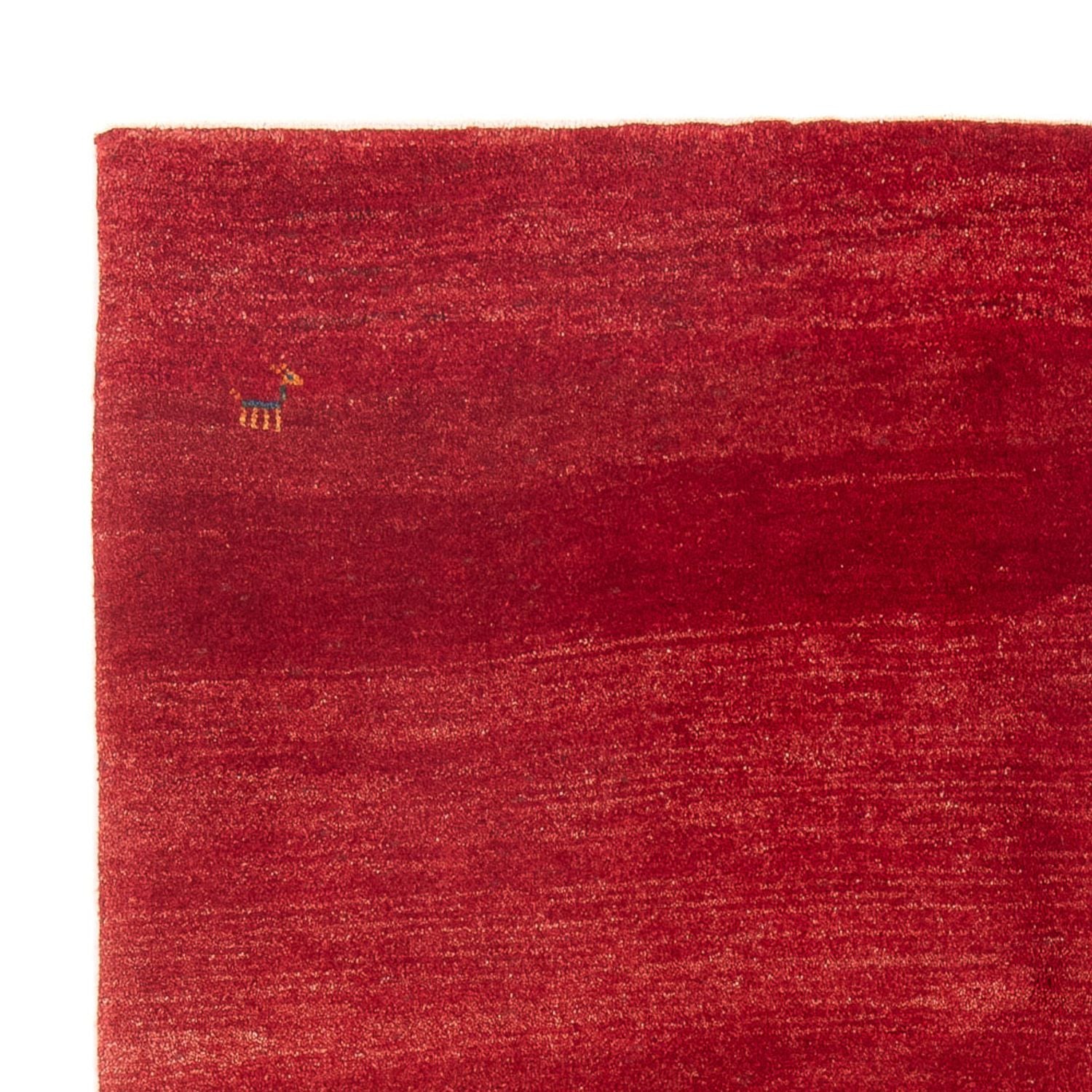 Tapis Gabbeh - Persan - 188 x 145 cm - rouge