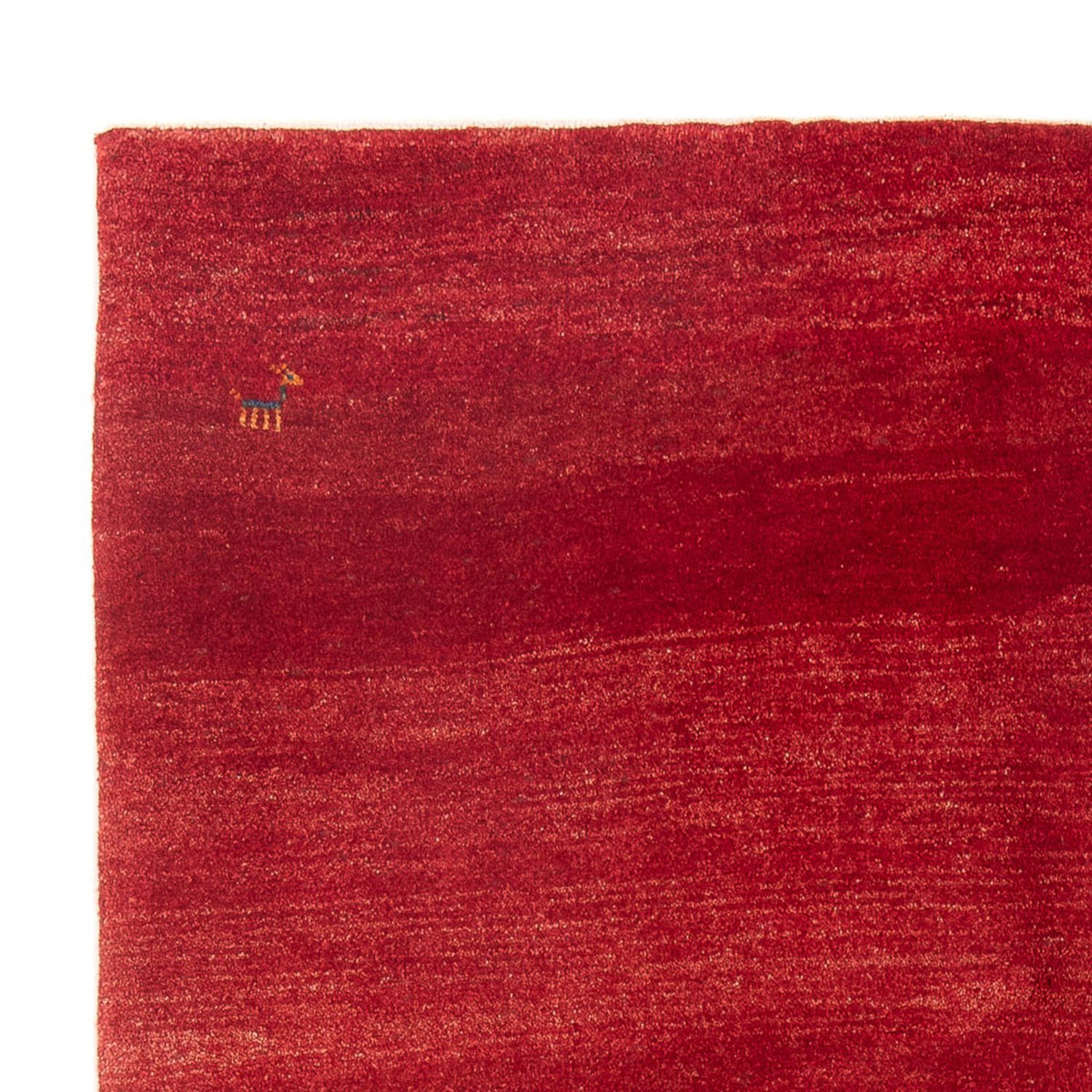 Tapis Gabbeh - Persan - 188 x 145 cm - rouge
