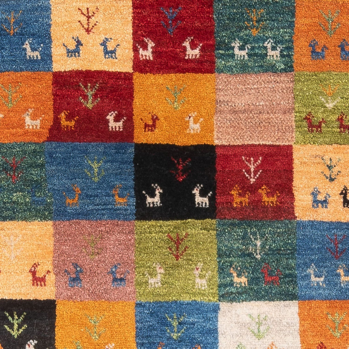 Tapis Gabbeh - Persan - 150 x 102 cm - multicolore