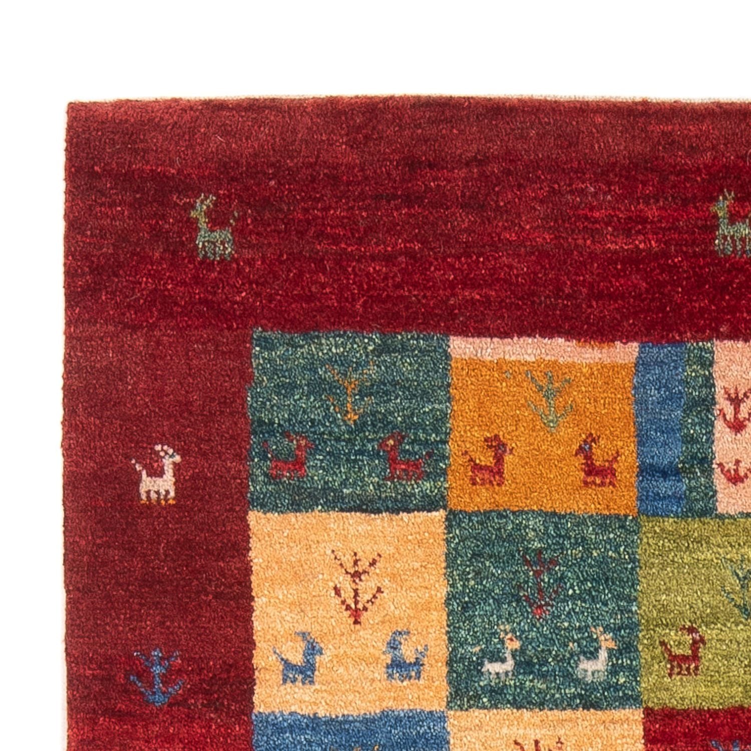 Tapis Gabbeh - Persan - 150 x 102 cm - multicolore