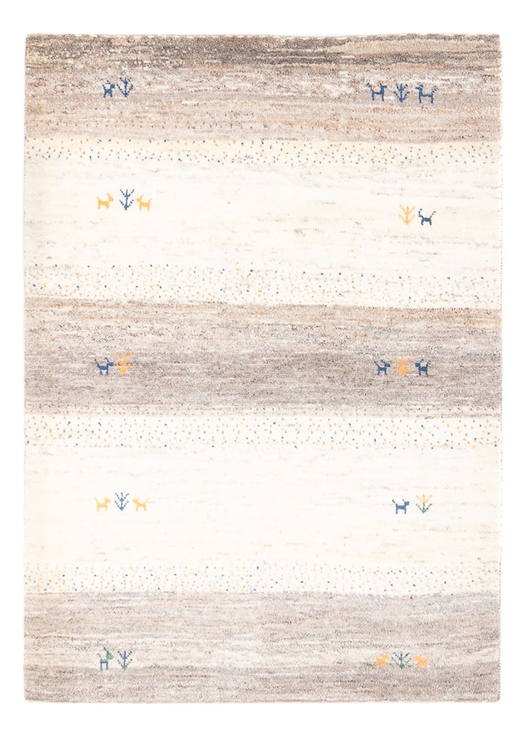 Tapis Gabbeh - Persan - 153 x 110 cm - multicolore