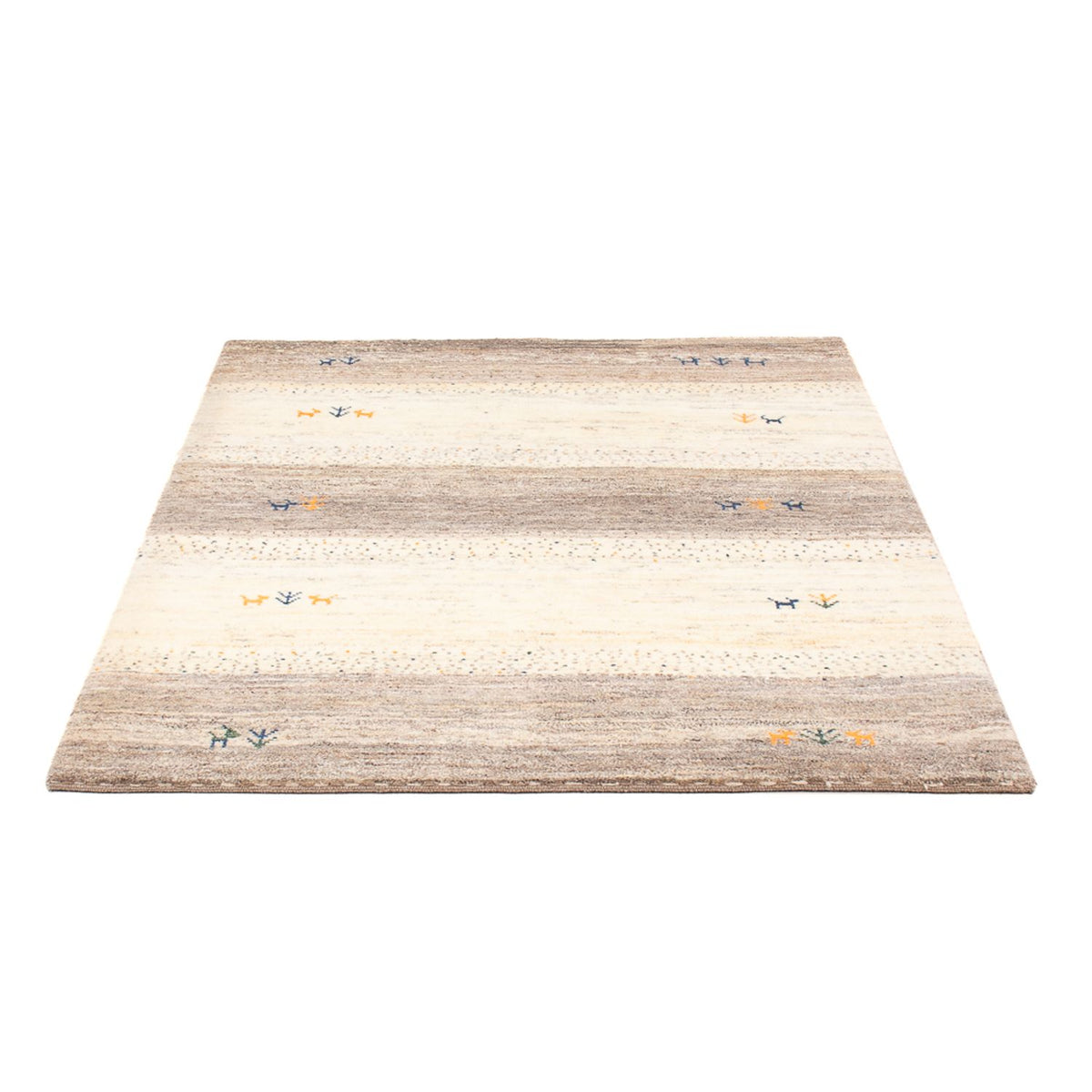 Tapis Gabbeh - Persan - 153 x 110 cm - multicolore